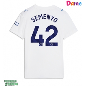 Manchester City Antoine Semenyo #42 Replika Tredjetrøje Dame 2026-27 Kortærmet